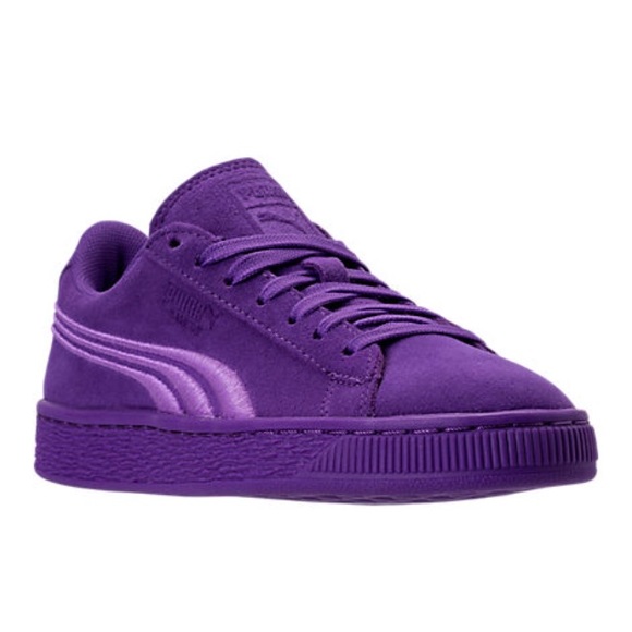 puma sneakers purple